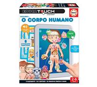 Educa Touch Junior O Corpo Humano | Descobrirão as Diferentes Partes do Corpo, aprenderão quais são os 5 sentidos, ossos principais, órgãos e como se Forma um bebé no útero. Idioma Português (18406)