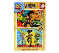 Educa - Toy Story 4, 2 Puzzles Infantiles de Madera ecológica de 50 Piezas, a Partir de 4 años (18084)