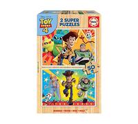 Educa Toy Story 4, 2 Puzzles Infantiles de Madera ecológica de 50 Piezas, a Partir de 4 años, Multicolor