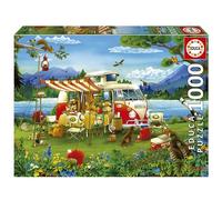Educa - Vacaciones en el Campo | Puzzle de 1000 Piezas para Adultos. Medidas: 68 x 48 cm. Incluye Cola Fix Puzzle. A Partir de 14 años (19922)