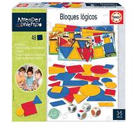 Educa - Yo aprendo Bloques lógicos | Aprender es Divertido | Juguete Educativo niños 3 4 años | Aprenderán Distintos Conceptos y a Hacer asociaciones (19325)