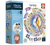 Educa - Yo aprendo Las Horas | Aprender es Divertido. Juguete Educativo niños 5 años | Donde aprenderán a Leer el Reloj, manipular Las Agujas y Practicar los Conceptos de Hora (18698)