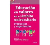 Educacion En Valores En El Ambito Universitario