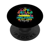 Educación Especial Apreciación Mi Amor Vida Habilidades Maestra PopSockets PopGrip Adhesivo