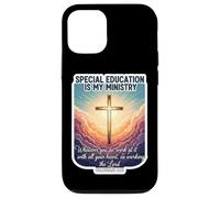 Educación Especial Cristiana Es Mi Ministerio Maestro Educador Carcasa para iPhone 12/12 Pro