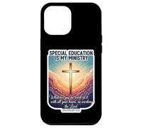 Educación Especial Cristiana Es Mi Ministerio Maestro Educador Carcasa para iPhone 12 Pro MAX