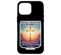 Educación Especial Cristiana Es Mi Ministerio Maestro Educador Carcasa para iPhone 16 Pro MAX