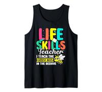 Educación Especial para la Primera Infancia Maestra de Habilidades para la Vida más Linda Camiseta sin Mangas