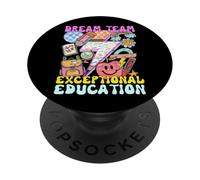 Educación excepcional Dream Team SPED Ese Profesor Autismo PopSockets PopGrip Adhesivo