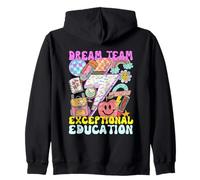 Educación excepcional Dream Team SPED Ese Profesor Autismo Sudadera con Capucha
