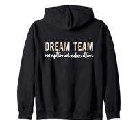Educación excepcional Dream Team SPED Ese Profesor Autismo Sudadera con Capucha