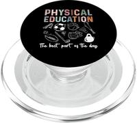 Educación Física la Mejor Parte del día, Phys Ed PE Teacher PopSockets PopGrip para MagSafe