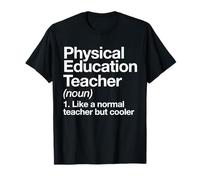 Educación Física Profesor Definición Deportes P.E. Escuela Camiseta