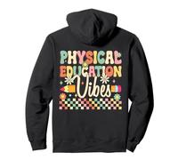 Educación Física Vibes Retro Escuela Diseño Sudadera con Capucha