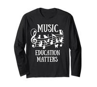 Educación musical Matters Regreso a clases Profesor Amante de los gatos Manga Larga