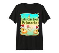 Educación Primaria Pollitos Pollos Escuela Camiseta Premium