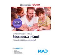 EDUCADOR;A INFANTIL GRUPO III COMUNIDAD MADRID TEMARIO 1
