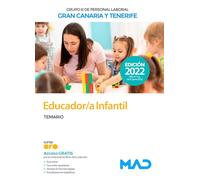 Educador/a Infantil (Grupo III de Personal Laboral) en las Islas de Gran Canaria y Tenerife. Temario