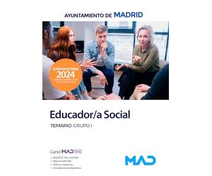 Educador/a Social del Ayuntamiento de Madrid. Temario Grupo I