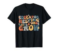 Educador Ayudando a Pequeñas Mentes a Crecer, Escuela de Maestros de Preescolar Camiseta