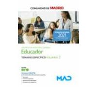 Educador (grupo Iii) De La Comunidad De Madrid. Temario Específico Vol