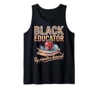 Educador Negro por Demanda Popular Divertido Mes de la Historia Negra Camiseta sin Mangas