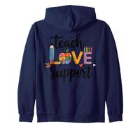 Educadores de Autismo Concientización sobre el Autismo Maestros de Educación Especial Sudadera con Capucha