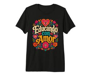 Educando con Amor Maestra Maestra Camiseta Premium