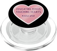 Educando Mentes Tocando Corazones Escuela Profesor Educador PopSockets PopGrip para MagSafe