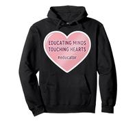 Educando Mentes Tocando Corazones Escuela Profesor Educador Sudadera con Capucha