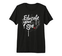 Educar a su Hijo - Declaración de concientización sobre Seguridad de Las Mujeres Camiseta Premium