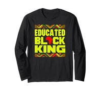 Educated Black King African Pride Empowerment Graphic Manga Larga