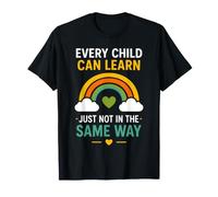 Education Every Child Can Learn Just Not In The Same Way Camiseta