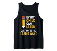 Education Every Child Can Learn Just Not In The Same Way Camiseta sin Mangas