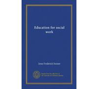 Education for social work