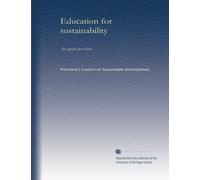 Education for sustainability: an agenda for action