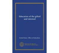 Education of the gifted and talented (Vol-1)