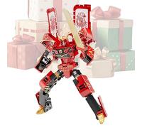 Educational Building Blocks - Transforming Ice Cream Toy, Robot Action Figure, Creative Assembly Play Set | Role Playing And Imagination For Boys And Girls During Indoor Outdoor Play Birthday Party