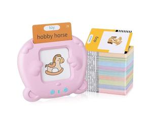 Educational Cards, Cartoon English Talking Cards, Sight Words, Speech Learning Toys with 255 Kids, Usable for Toddle, 11,5 x 9,5 x 8,5 cm