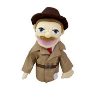 Educational Firefighter Puppet - Plushie Role Play Toy, Cook, Farmer, Worker, Detective, Doctor Stuffed Puppet | Soft Puppets for Kids, Interactive Toy for Performance, Storytelling and Teaching