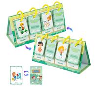 Educational Flash Cards - Kids English Learning Cards Early Education, Alphabet and Word Recognition Toy Preschoolers, Safe Material, Gift Set for Christmas Birthday 2.48 Inches.