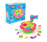 Educational Insights Floral Learning Resources Design & Drill Flower Power Studio, taladradora de Juguete, Set de 50 Piezas, Ideal niñas a Partir de 3 años, M EI-4139