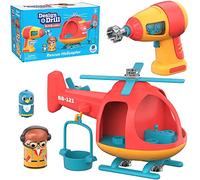 Educational Insights Helicóptero de rescate con figuras atornillables Bolt Buddies de Design & Drill, juguete de construcción para desarrollar la motricidad fina