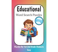 Educational Kids Wordsearch Puzzle: Wordsearch Puzzles with Easy to Read Print about School, Activities, and More 6x9 inches, 120 pages, 50+ ... Gift for Vacations, Holidays and Leisure