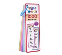 Educational Phonics Cards, Spelling Flash Toys, 7,08 x 2,12 pulgadas con impresión de doble cara, tarjeta de aprendizaje para niños, tarjeta flash con palabras de alta frecuencia, tarjeta de fonética