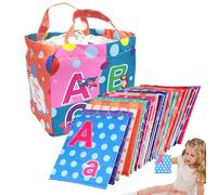 Educational Resources, Family Learning Tools, Soft Learning Cards for , Colorful Alphabet Cards, Cloth Flash Cards, Learning Toys, Alphabet Learning Kit for Kid
