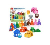 Educational toys - Montessori - Sorting train - 20 pieces - bright colors - for children from 1 to 3 years old