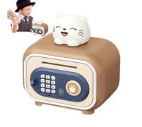 educativa para - ATM automático con contraseña y huella digital de juguete lindo, banco educativo para niños y niñas de 4 a 10 años, ideal para cumpleaños, juegos, Navidad y regalos
