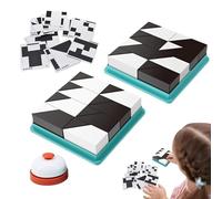 Educativo de Bloques, lógico de Mesa, Grande con Bandeja de Almacenamiento, Juego de de Bloques de Madera, Juego de lógica con diseño Colorido, romppersonas a Mejorar su Pensamiento crítico y Sus