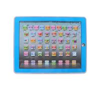 Educativo interactivo de la tableta de aprendizaje inglés para el rosa material 242x190x10m m del ABS de los niños (Azul)
